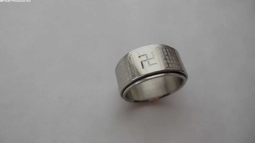 Náboženský prsten, stříbrný