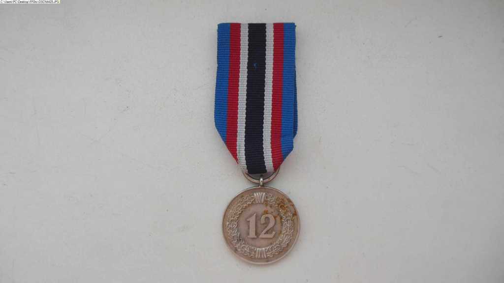 Medaile za 12 let služby u WH