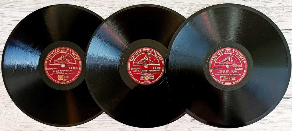 Glenn Miller Orchestra – tři gramodesky, rok 1940
